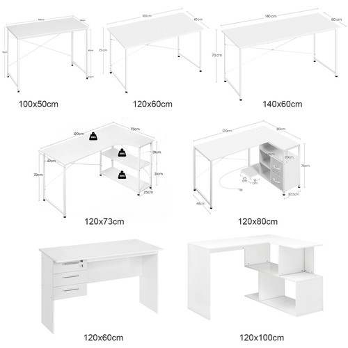Modern weiß schreibtisch - modern,